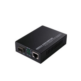Convertitore di media della fibra di Gigabit Ethernet, convertitore di media di 10/100/1000M SFP
